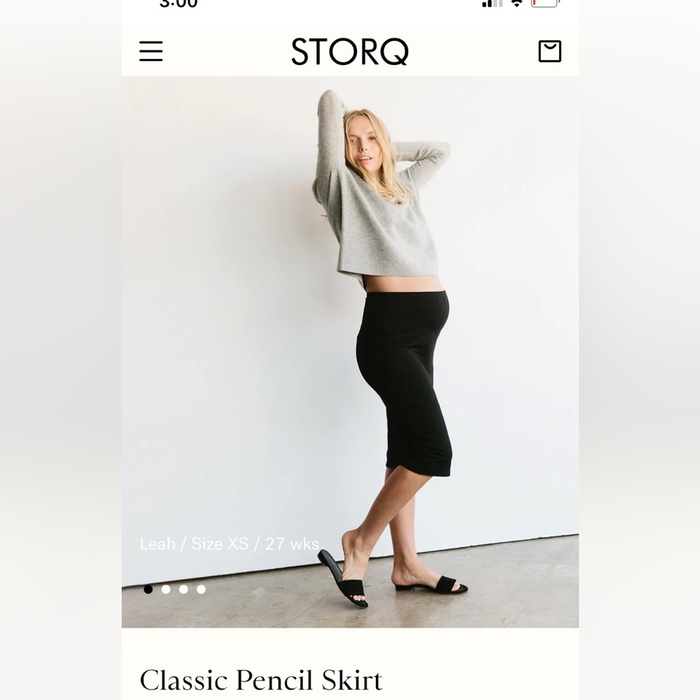 Good condition Storq size 2 maternity skirt